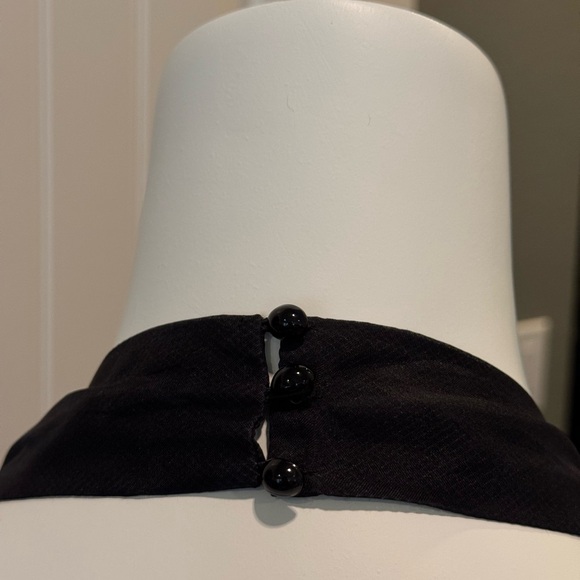 Charles Chang-Lima Silk Halter Midi Dress • Black 100% Silk Size 6, Retail $1140 - Picture 6 of 12